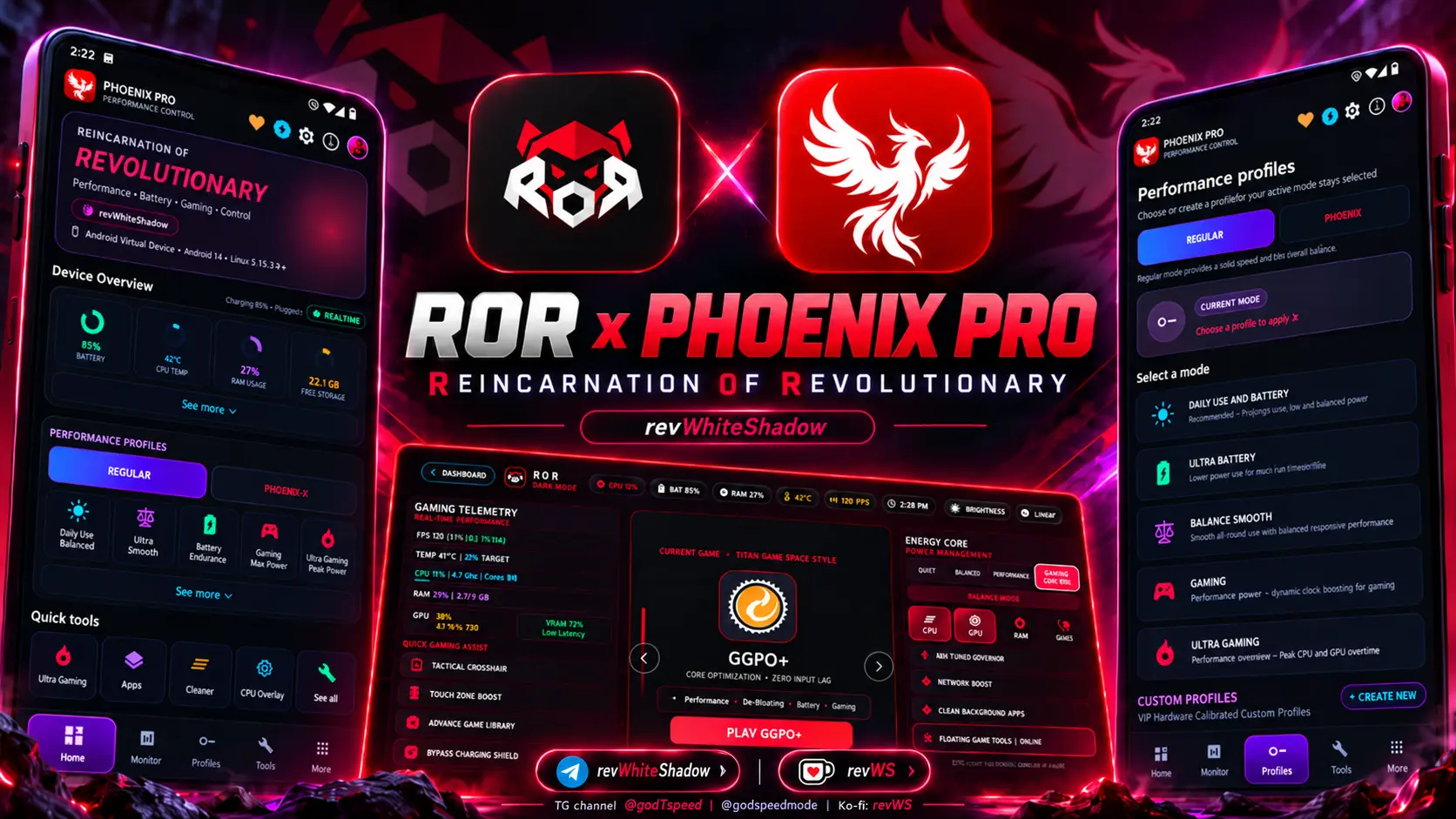ROR Android Game Launcher and Kernel Manager