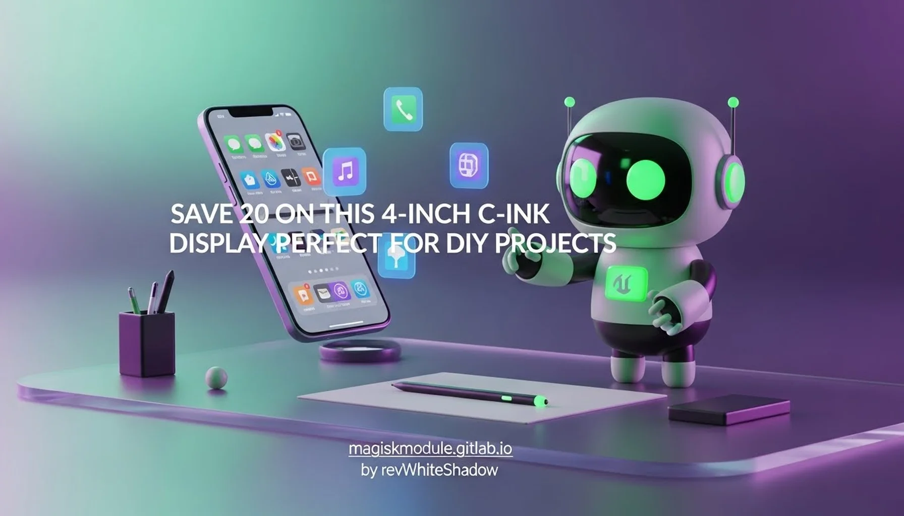 SAVE 20 ON THIS 4-INCH COLOR E-INK DISPLAY PERFECT FOR DIY PROJECTS