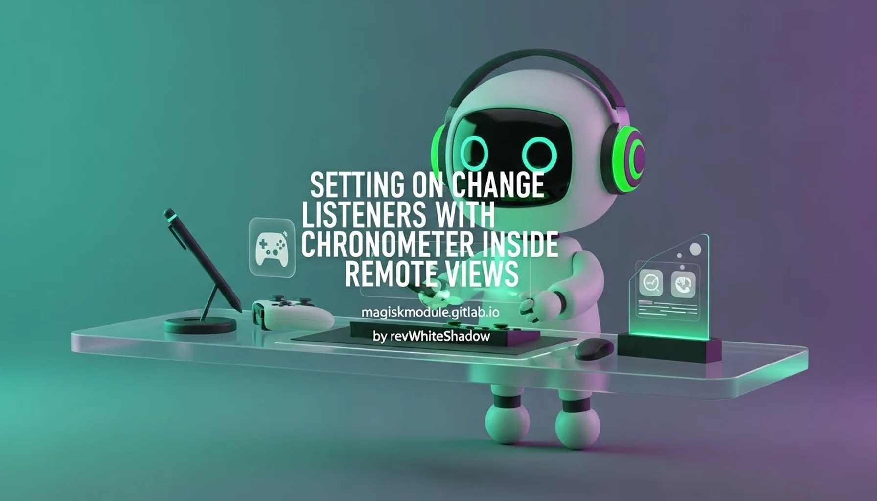 SETTING ON CHANGE LISTENERS WITH CHRONOMETER INSIDE REMOTE VIEWS