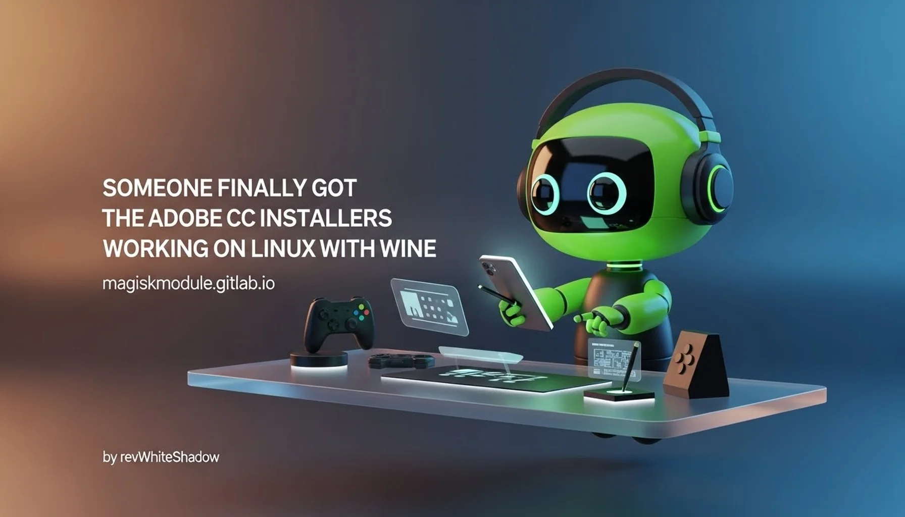 SOMEONE FINALLY GOT THE ADOBE CC INSTALLERS WORKING ON LINUX WITH WINE