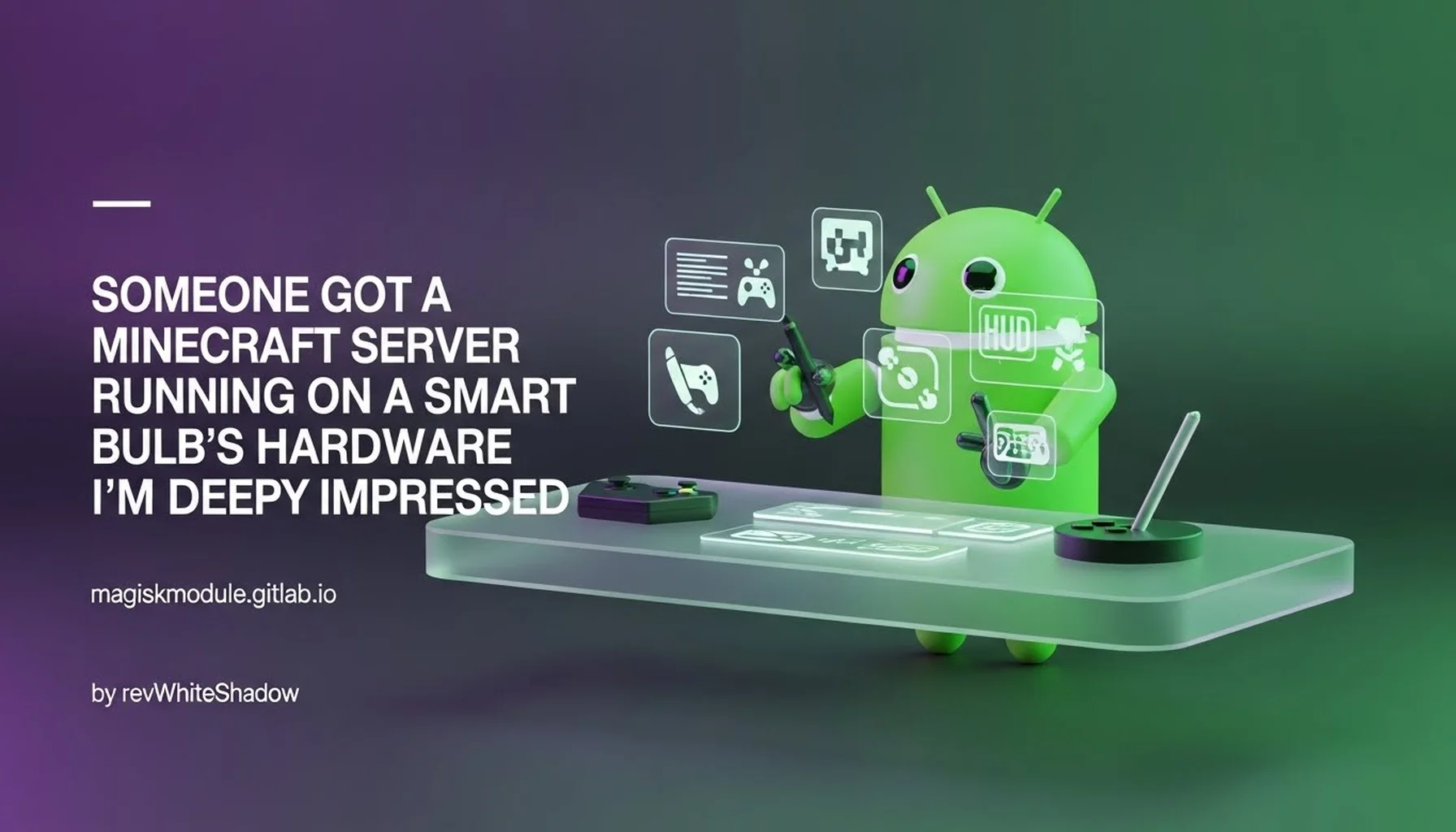 SOMEONE GOT A MINECRAFT SERVER RUNNING ON A SMART BULB&rsquo;S HARDWARE AND I&rsquo;M DEEPLY IMPRESSED