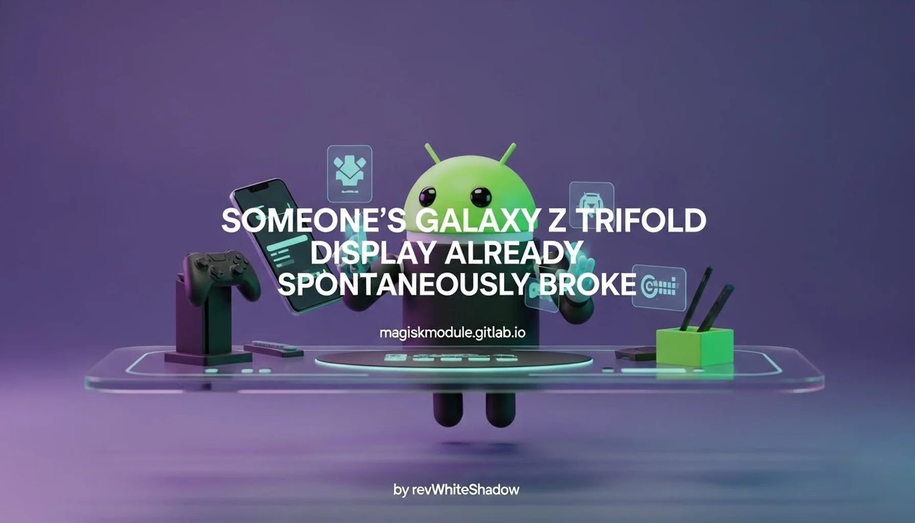 SOMEONE&rsquo;S GALAXY Z TRIFOLD DISPLAY ALREADY SPONTANEOUSLY BROKE