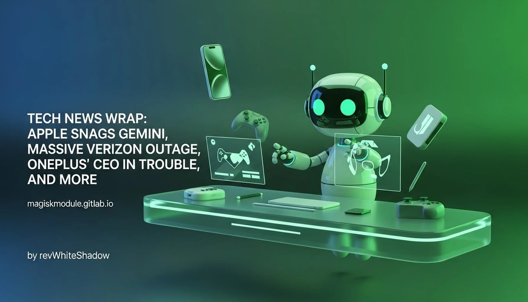 TECH NEWS WRAP APPLE SNAGS GEMINI MASSIVE VERIZON OUTAGE ONEPLUS&rsquo; CEO IN TROUBLE AND MORE