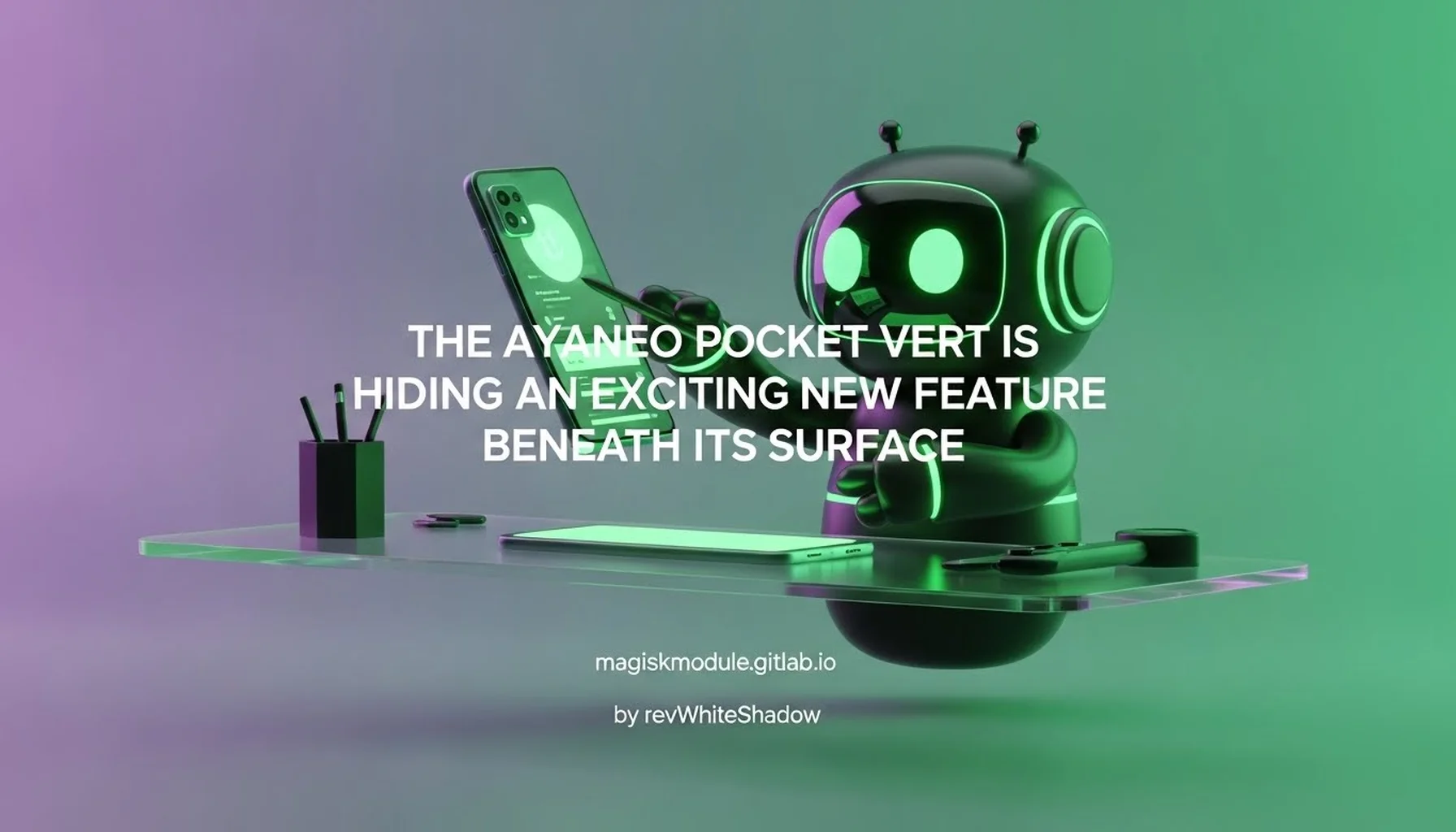 THE AYANEO POCKET VERT IS HIDING AN EXCITING NEW FEATURE BENEATH ITS SURFACE