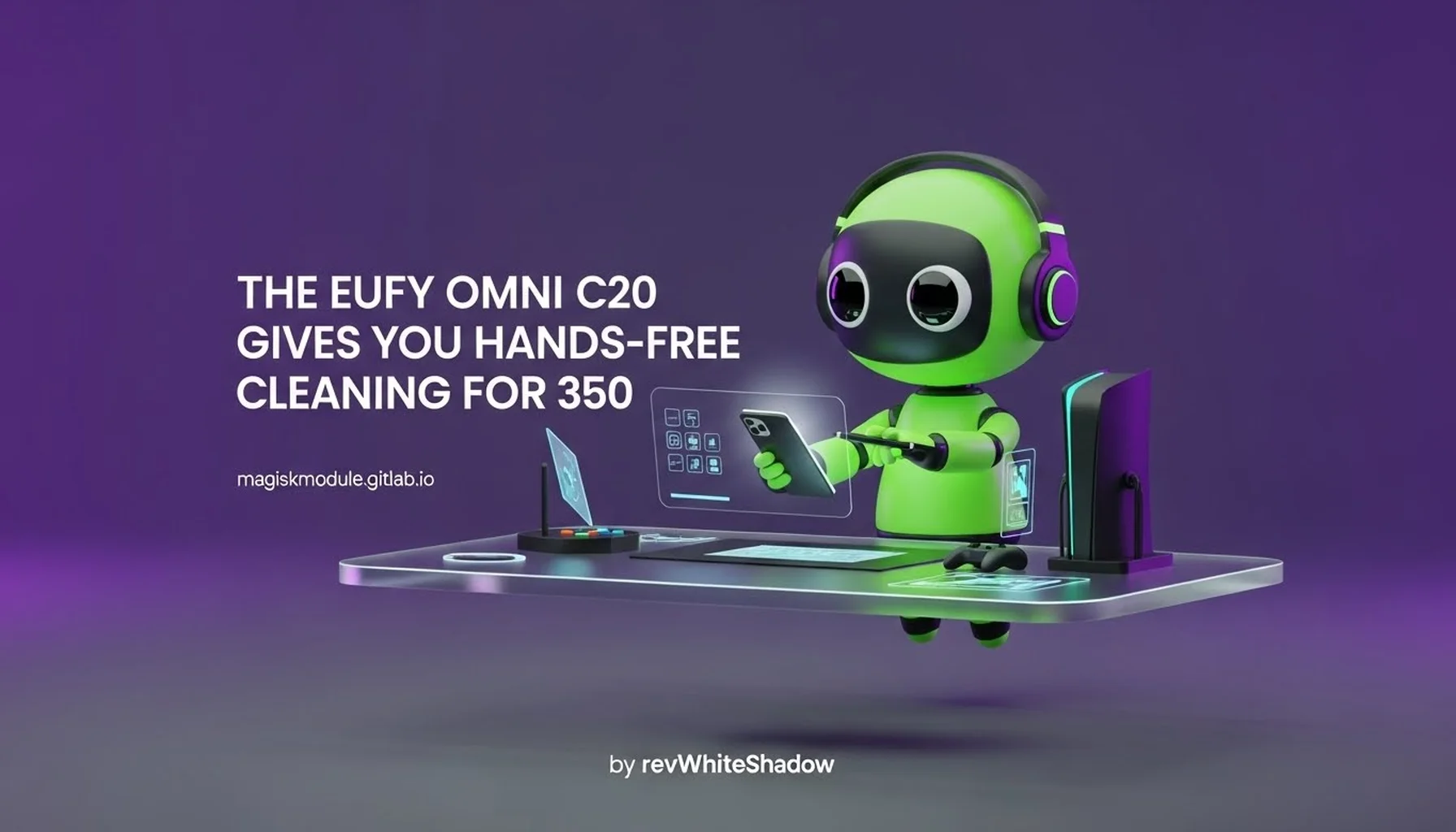 THE EUFY OMNI C20 GIVES YOU HANDS-FREE CLEANING FOR 350