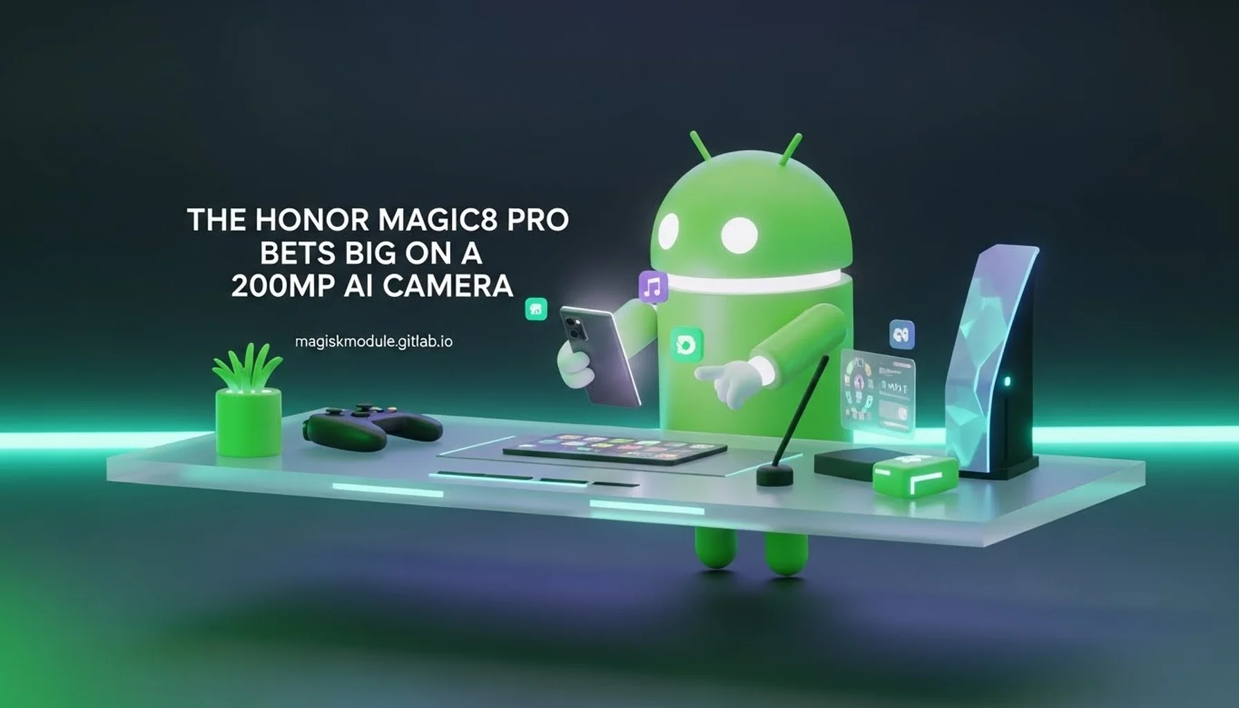 THE HONOR MAGIC8 PRO BETS BIG ON A 200MP AI CAMERA