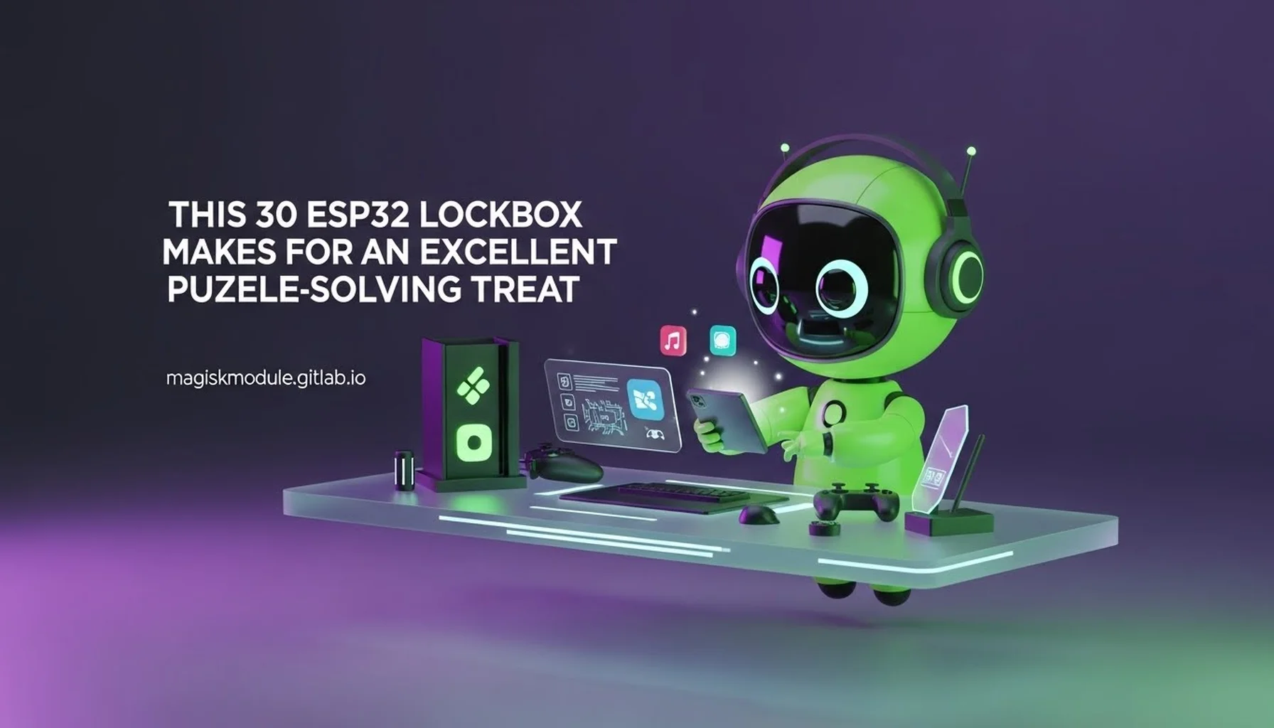 THIS 30 ESP32 LOCKBOX MAKES FOR AN EXCELLENT PUZZLE-SOLVING TREAT