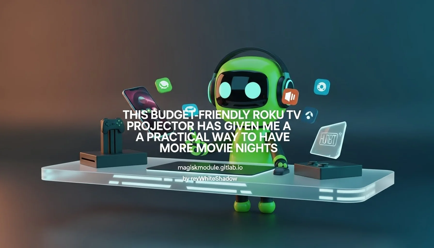 THIS BUDGET-FRIENDLY ROKU TV PROJECTOR HAS GIVEN ME A PRACTICAL WAY TO HAVE MORE MOVIE