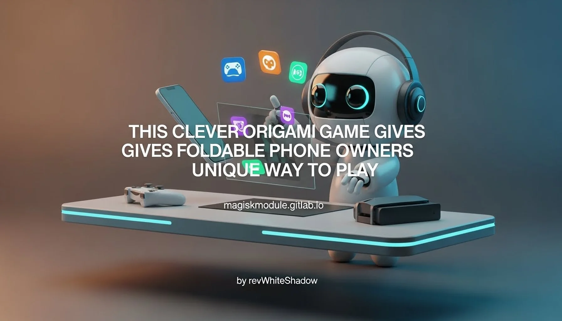 THIS CLEVER ORIGAMI GAME GIVES FOLDABLE PHONE OWNERS A UNIQUE WAY TO PLAY