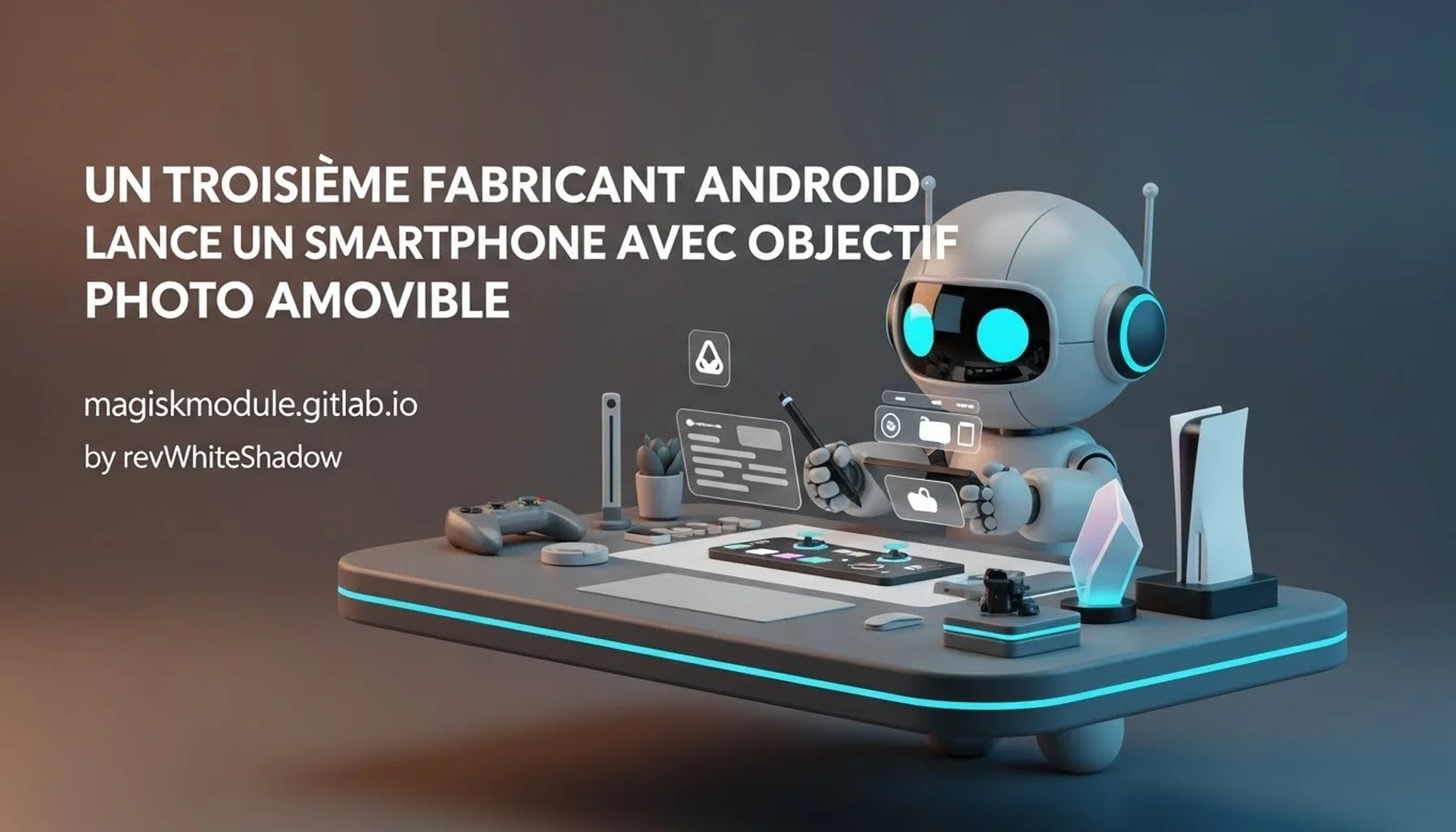 UN TROISIÈME FABRICANT ANDROID LANCE UN SMARTPHONE AVEC OBJECTIF PHOTO AMOVIBLE