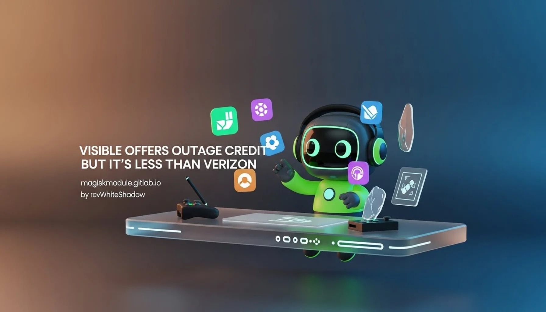 VISIBLE IS OFFERING AN OUTAGE CREDIT TOO BUT IT ISN&rsquo;T AS MUCH AS VERIZON