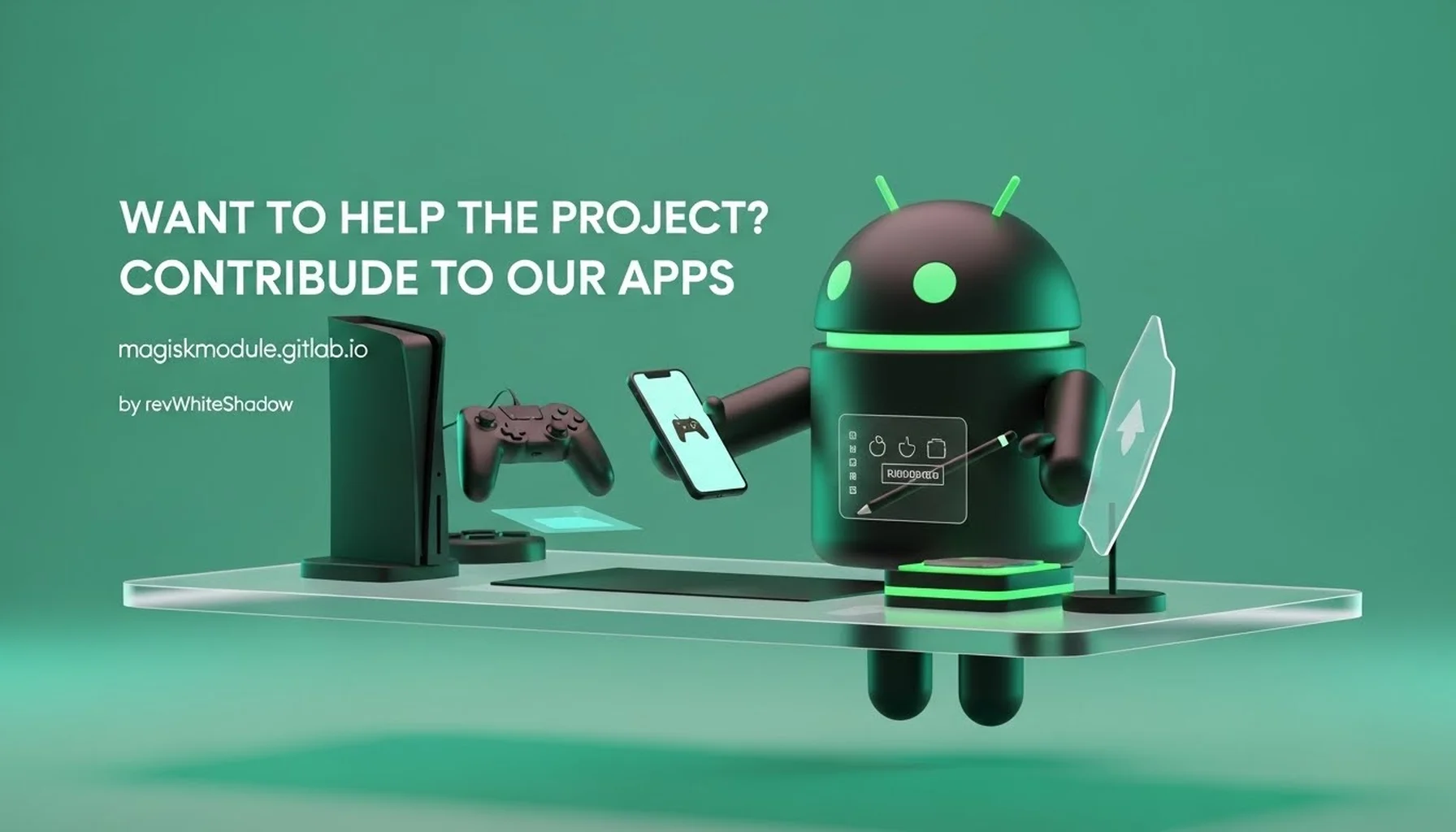 WANT TO HELP THE PROJECT? CONTRIBUTE TO OUR APPS