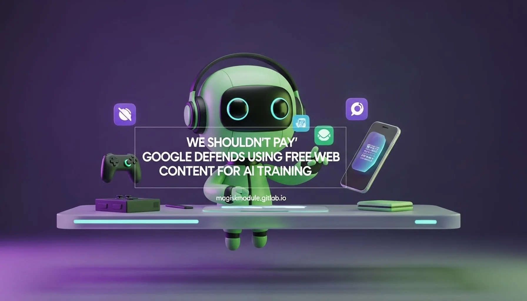WE SHOULDN&rsquo;T PAY&rsquo; GOOGLE DEFENDS USING FREE WEB CONTENT FOR AI TRAINING