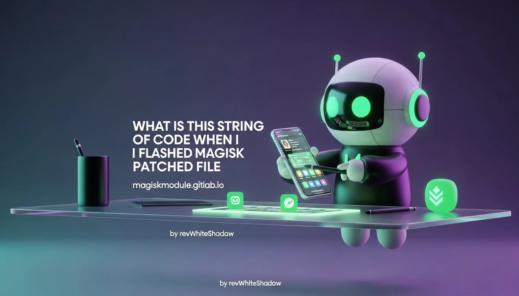 WHAT IS THIS STRING OF CODE WHEN I FLASHED MAGISK PATCHED FILE