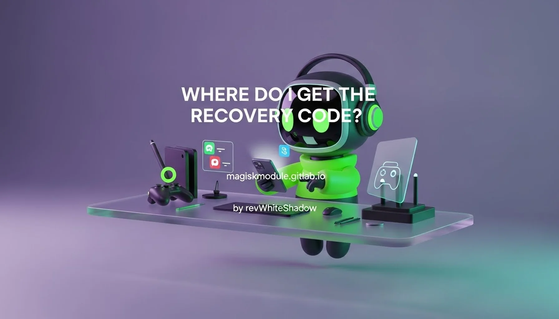 WHERE DO I GET THE RECOVERY CODE?