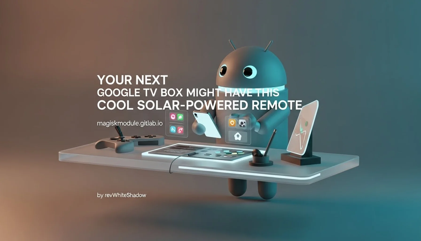 YOUR NEXT GOOGLE TV BOX MIGHT HAVE THIS COOL SOLAR-POWERED REMOTE